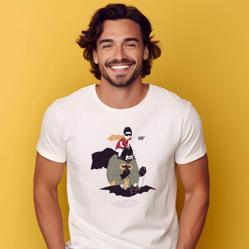 Le Roi du Tshirt T-shirt Homme - BATMAN & ROBIN