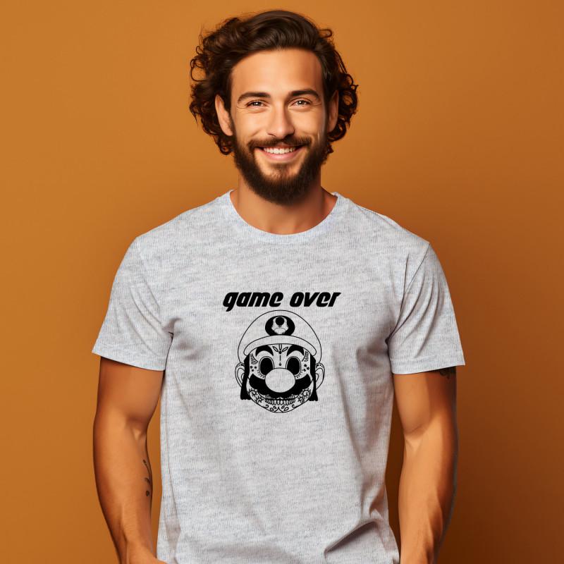 Le Roi du Tshirt T-shirt Homme - GAME OVER MARIO