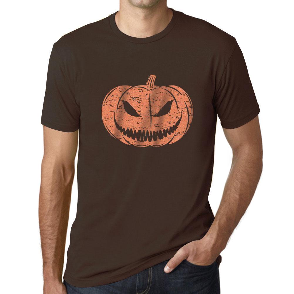 Ultrabasic  Homme T-shirt Graphique Visage Citrouille Mignon Occasionnel Automne Halloween