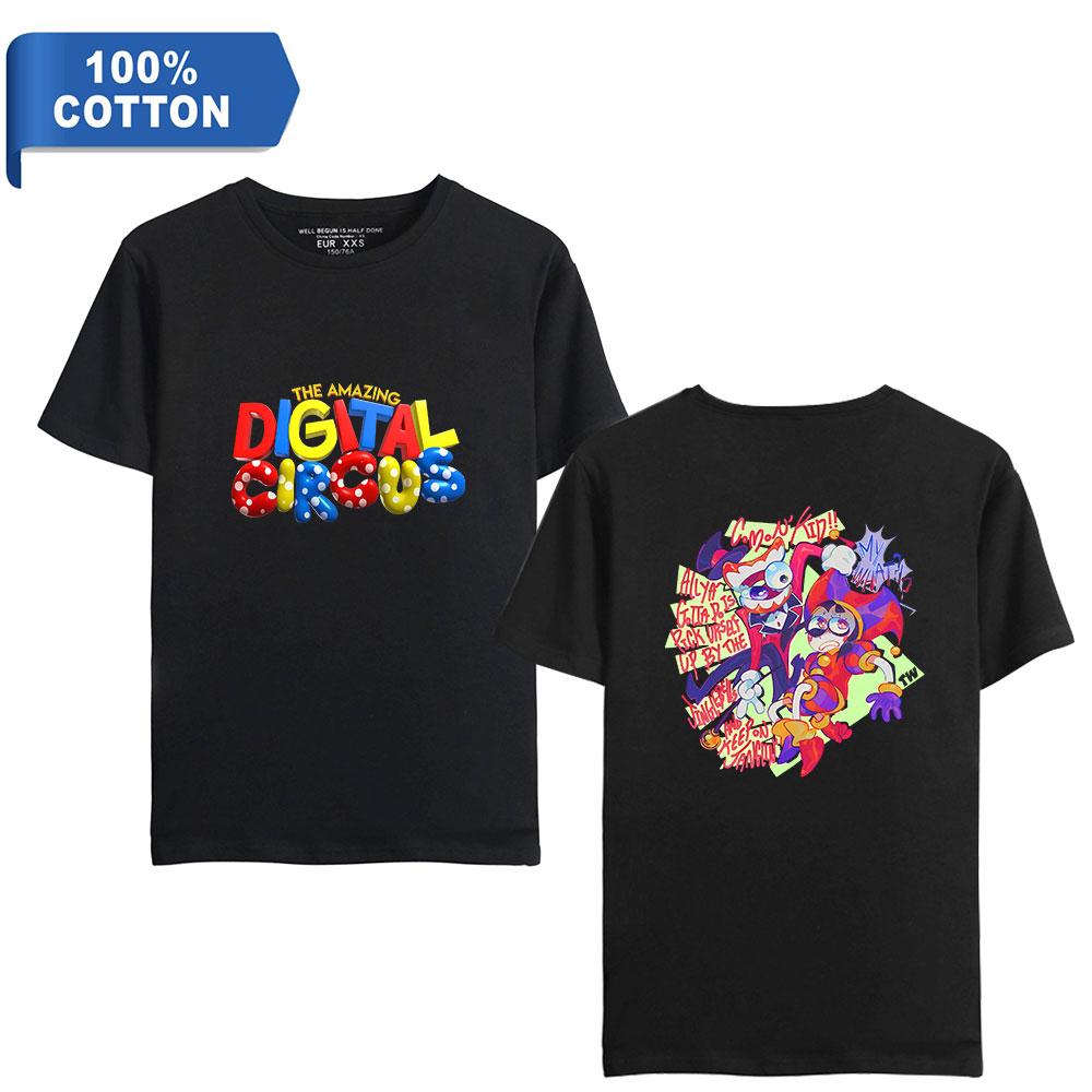 TOP COOL FASHION HOT Fashion voor fans van anime The Amazing Digital Circus Dames Heren Casual Grafisch Bedrukt Korte Mouw T-shirts