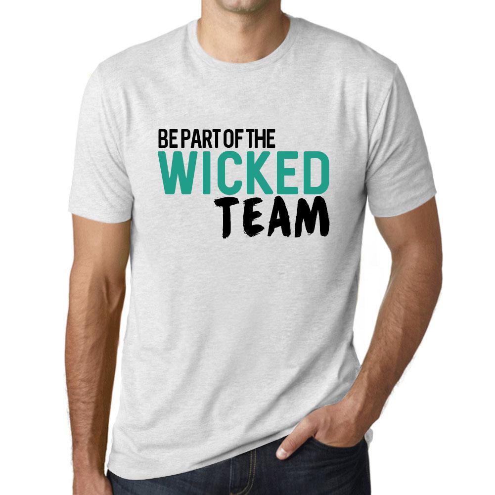 Ultrabasic Vintage T-shirt voor heren, grafisch T-shirt, maak deel uit van het Wicked Team Vintage White