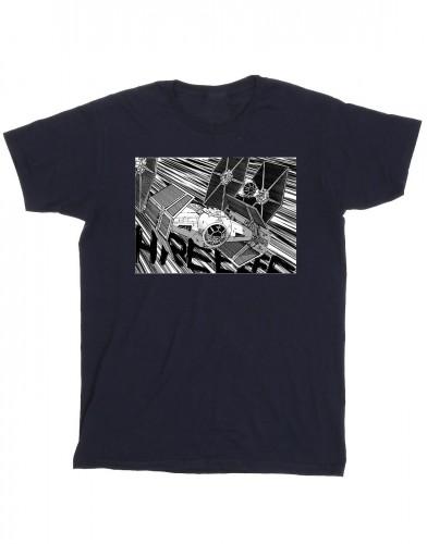 Star Wars heren anime vliegtuig T-shirt