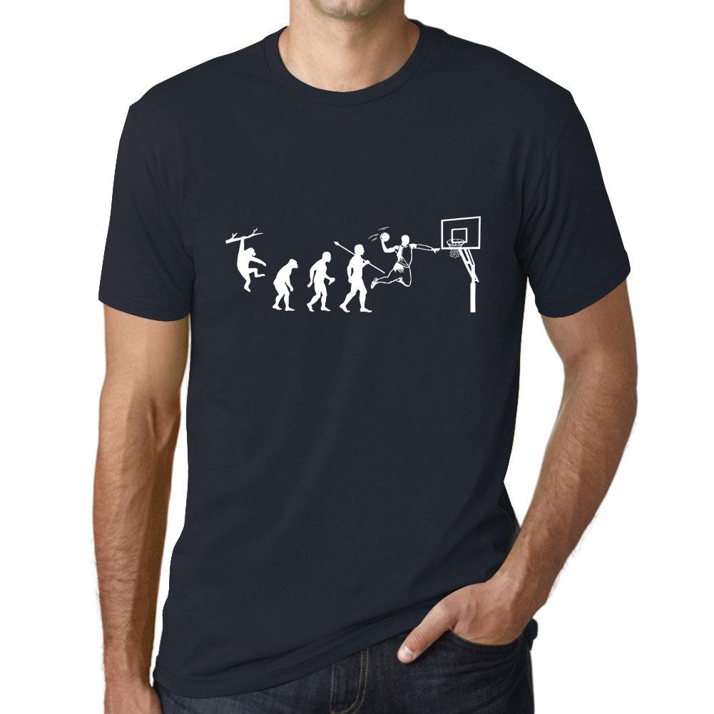 Ultrabasic Heren T-Shirt Grafische Evolutie van Basketbal