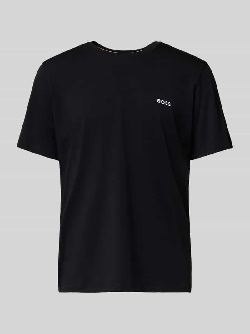 Boss T-shirt met logodetail, model 'MIX&MATCH'