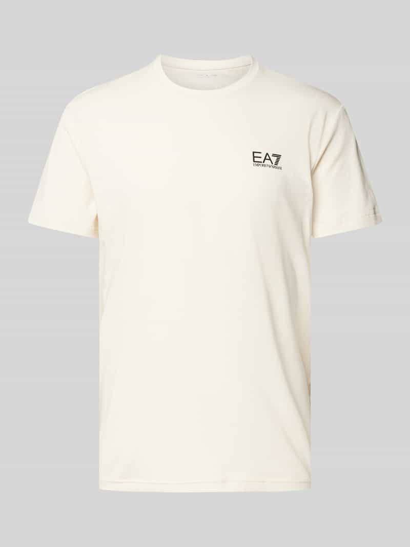 EA7 Emporio Armani T-shirt met labelprint