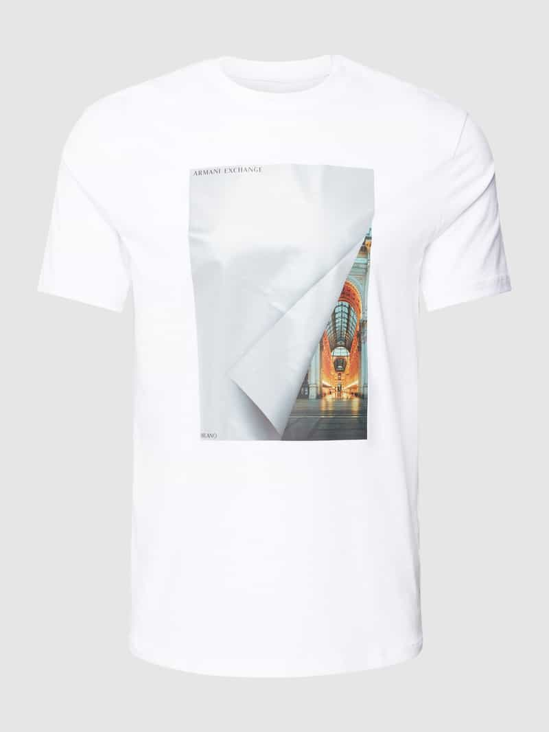 Armani Exchange T-shirt met motiefprint