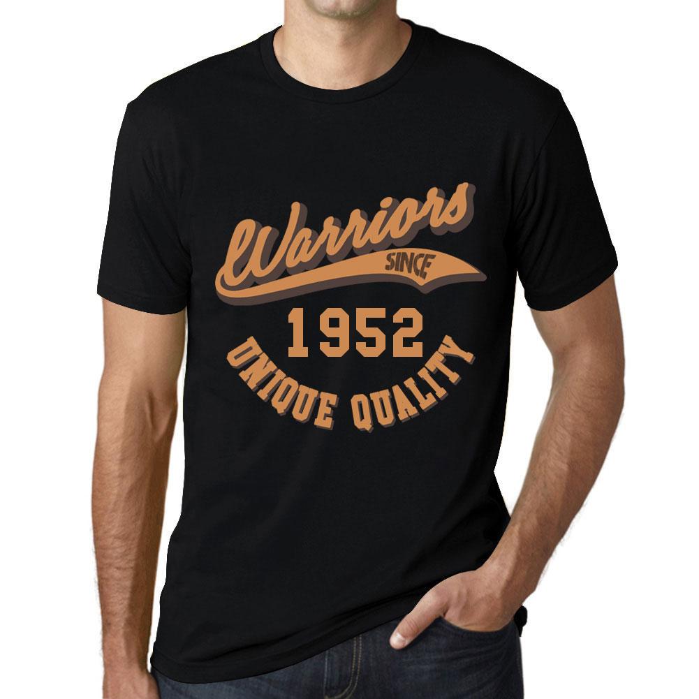 Ultrabasic Vintage T-shirt voor heren Grafisch T-shirt Warriors Since 1952 Diepzwart