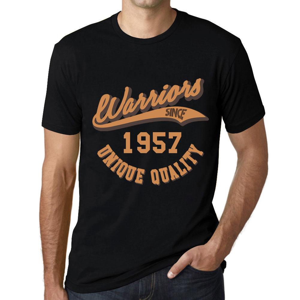 Ultrabasic Vintage T-shirt voor heren Grafisch T-shirt Warriors Since 1957 Diepzwart