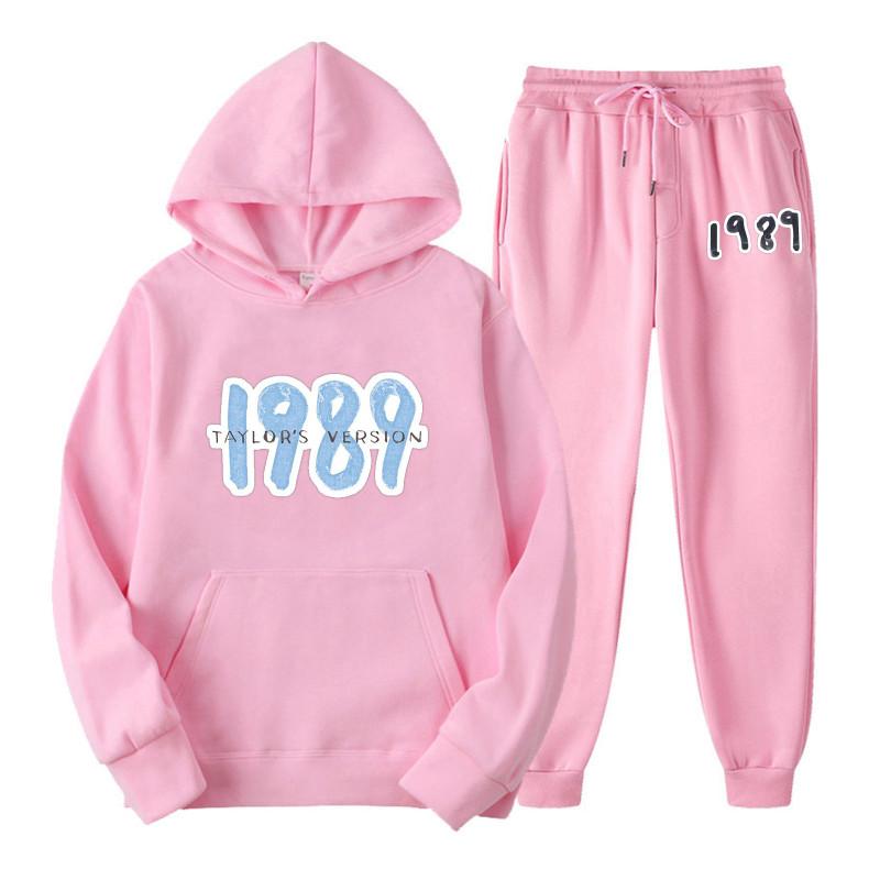 New Movement Taylor The Eras Tour Mannen Sweater Hoodie + Joggingbroek Midnight Album Swift Print Trainingspak Sportkleding Dameskleding 2 Delige set