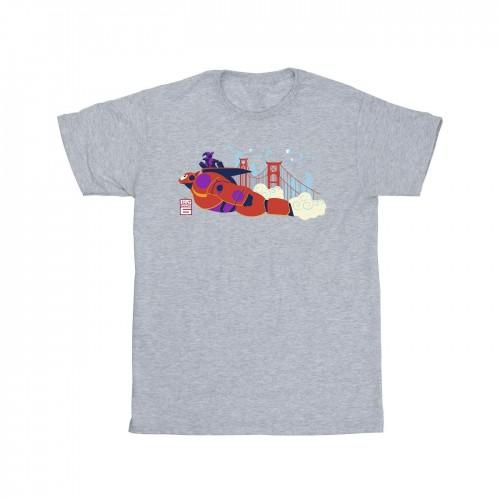 Disney Heren Big Hero 6 Baymax Hiro Bridge T-shirt