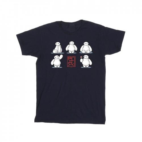 Disney Heren Big Hero 6 Baymax Veel Poses T-shirt