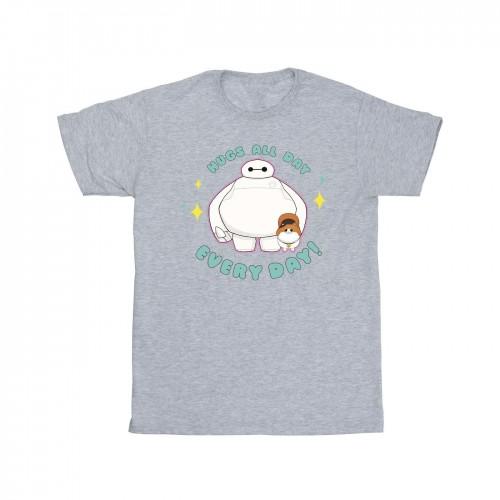 Disney Heren Big Hero 6 Baymax Hugs Everyday T-shirt