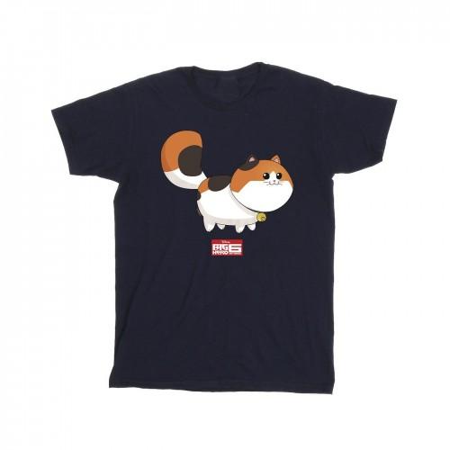 Disney Heren Big Hero 6 Baymax Kitten Pose T-shirt