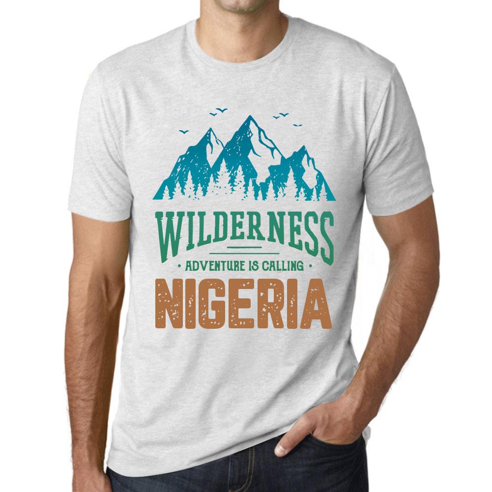 Ultrabasic  Homme Graphique T-shirt Grafische T-shirt Wildernis NIGERIA Witte rook