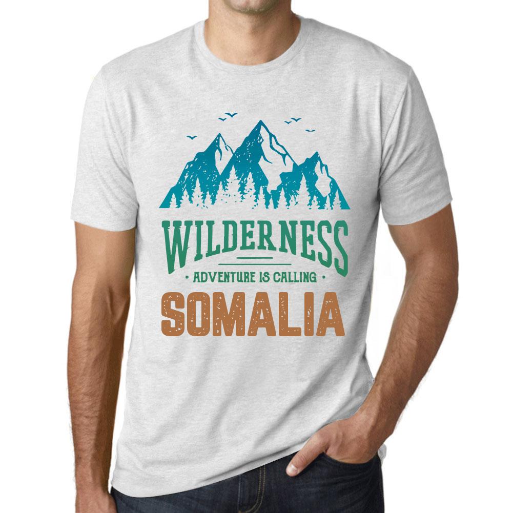 Ultrabasic  Homme Graphique T-shirt Grafische T-shirt Wildernis SOMALIË Witte rook