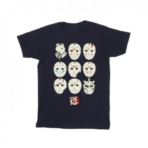 Friday The 13th Vrijdag de 13e Jason Masks T-shirt voor heren