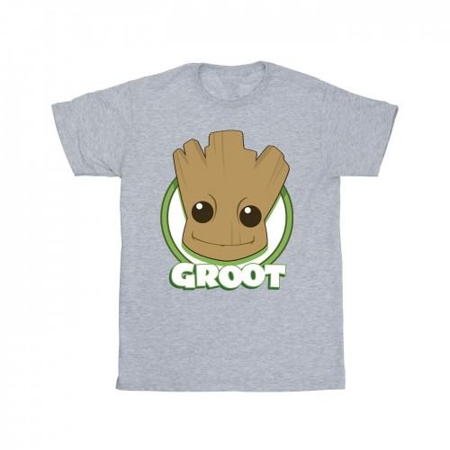 Guardians Of The Galaxy Heren Groot Badge T-shirt