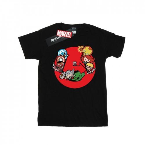 Marvel Heren Kawaii Avengers Ready Steady War T-shirt