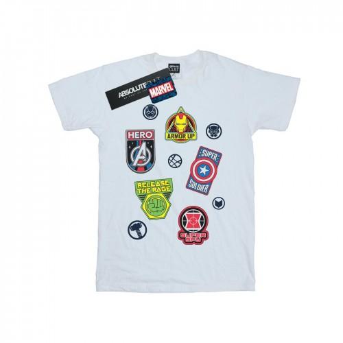 Marvel Heren Avengers Held Badges T-shirt