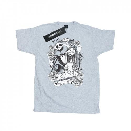 Disney Mens Nightmare Before Christmas, gewoon bedoeld als T-shirt