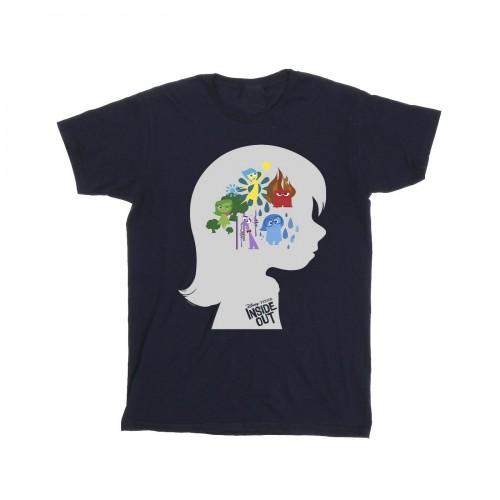 Disney heren binnenstebuiten hoofd silhouet T-shirt