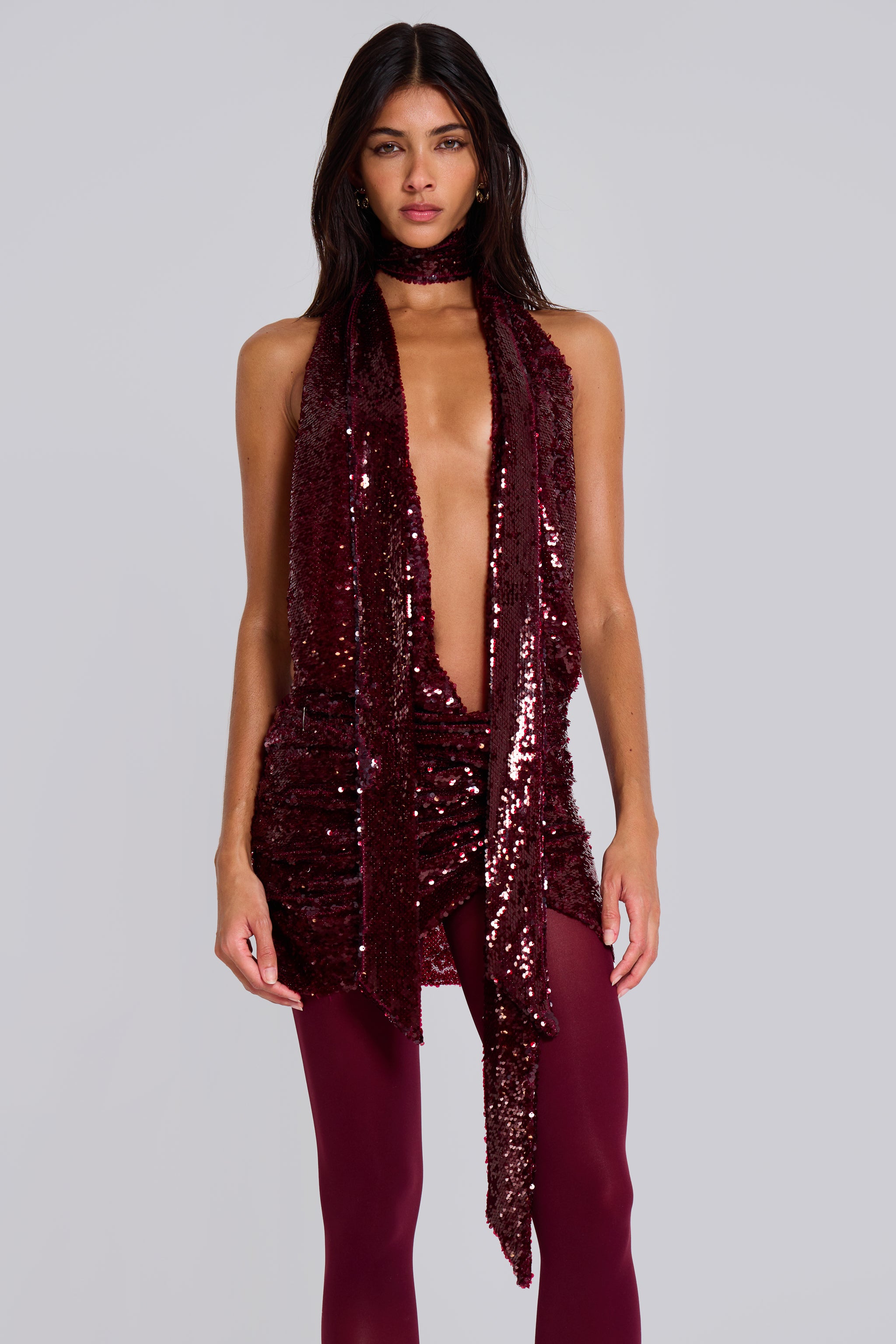 Jaded London Supernova Sequin Mini Dress