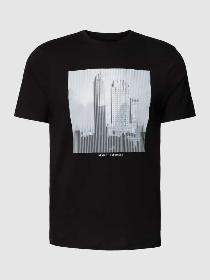 Armani Exchange T-shirt met motiefprint