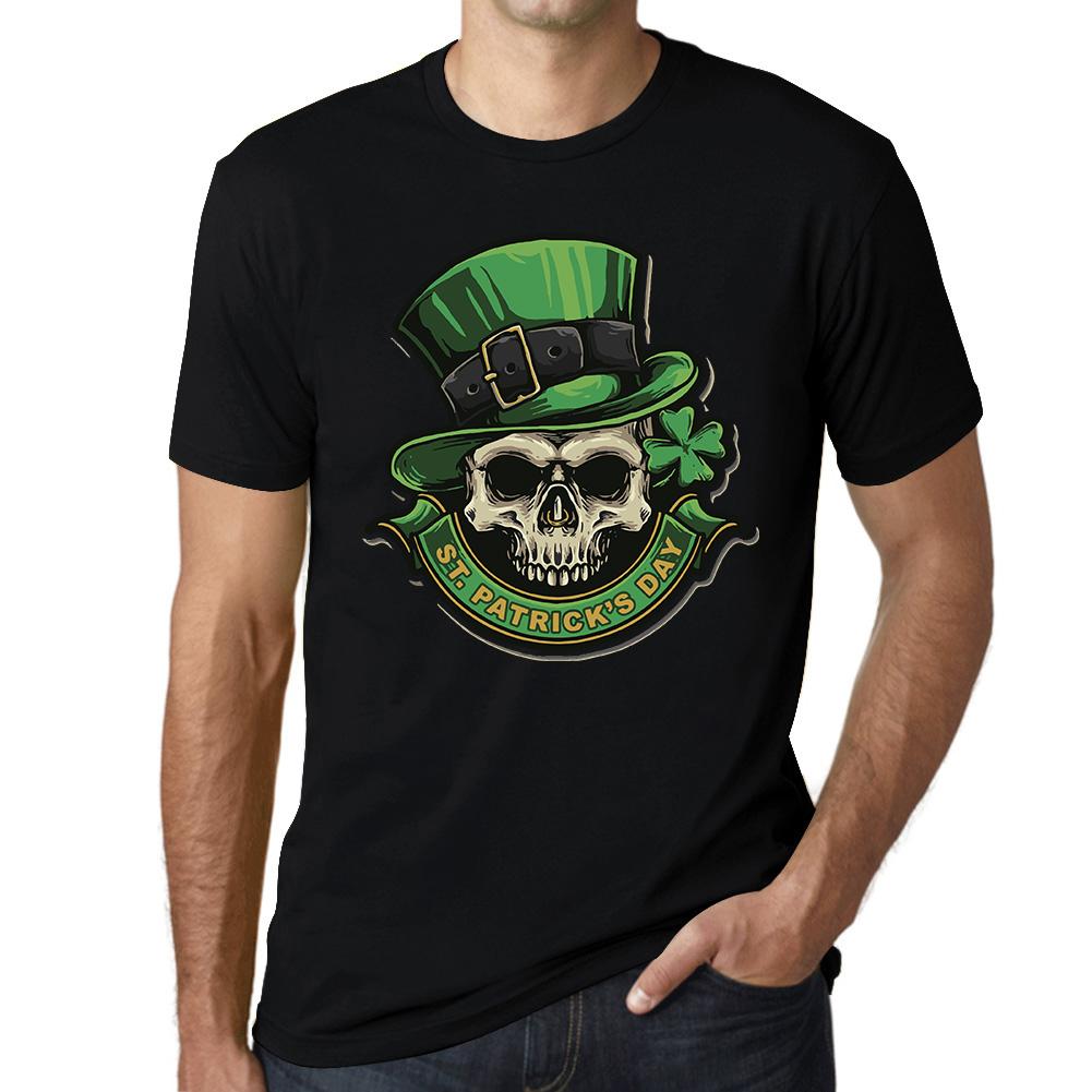 Ultrabasic Grafisch heren T-shirt - St. Patrick's Day shirt - Skull Clover Tee