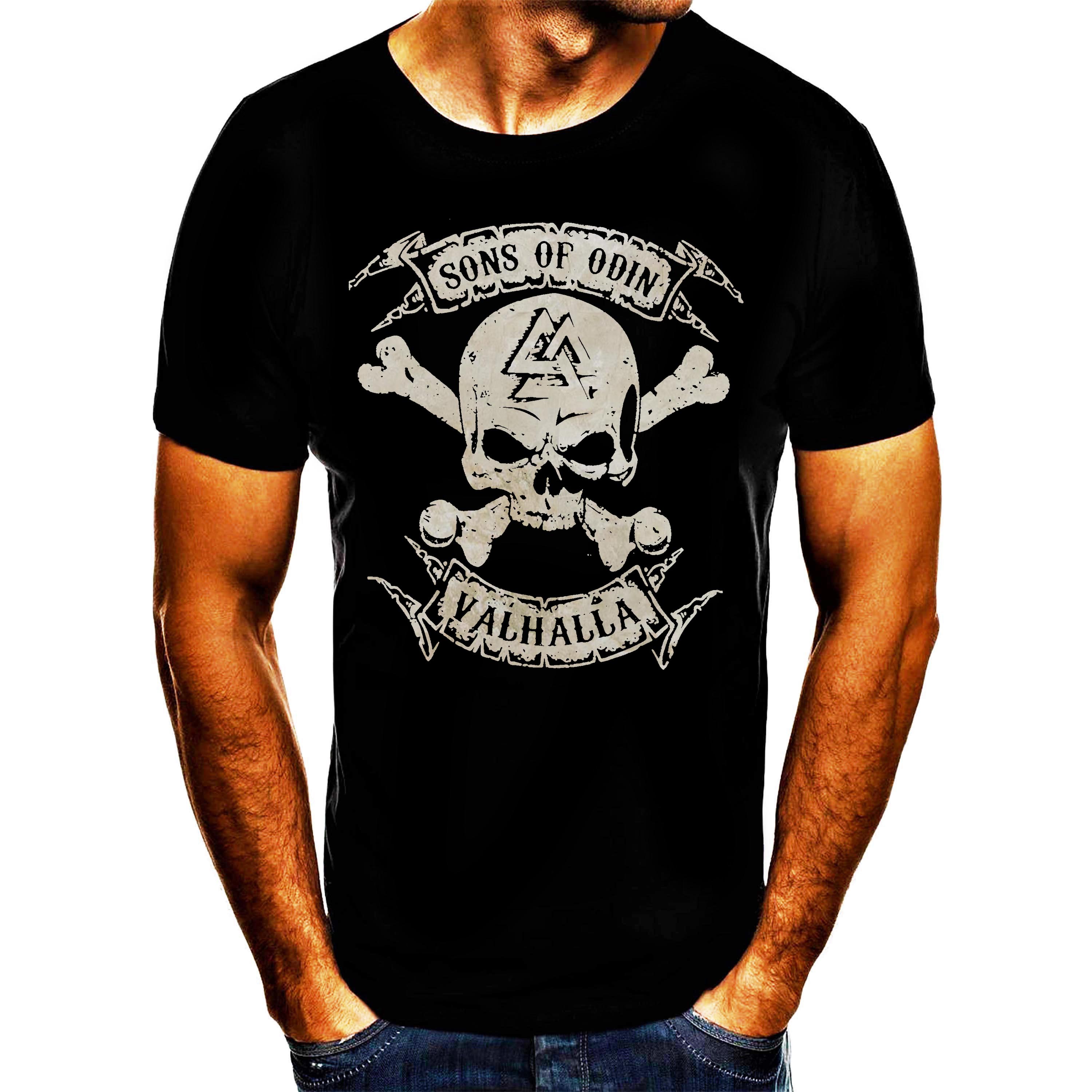 Shirtbude Zonen van Odin Valhalla print tshirt