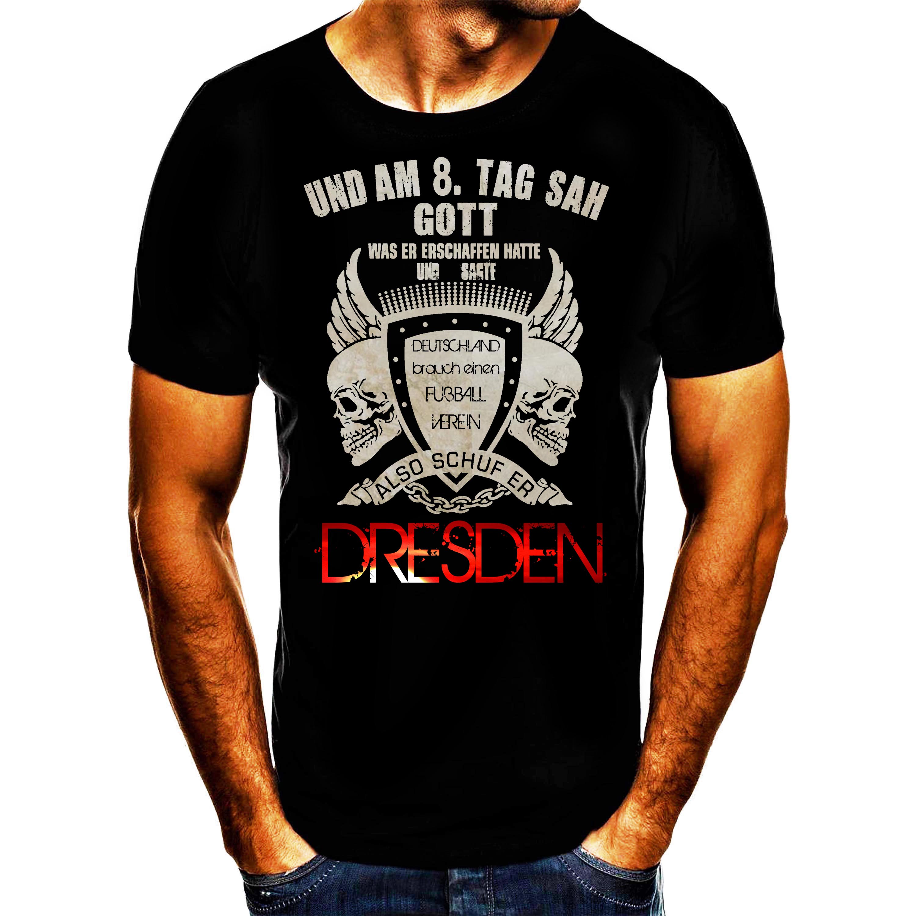 Shirtbude T-shirt met Dynamo Dresden-print