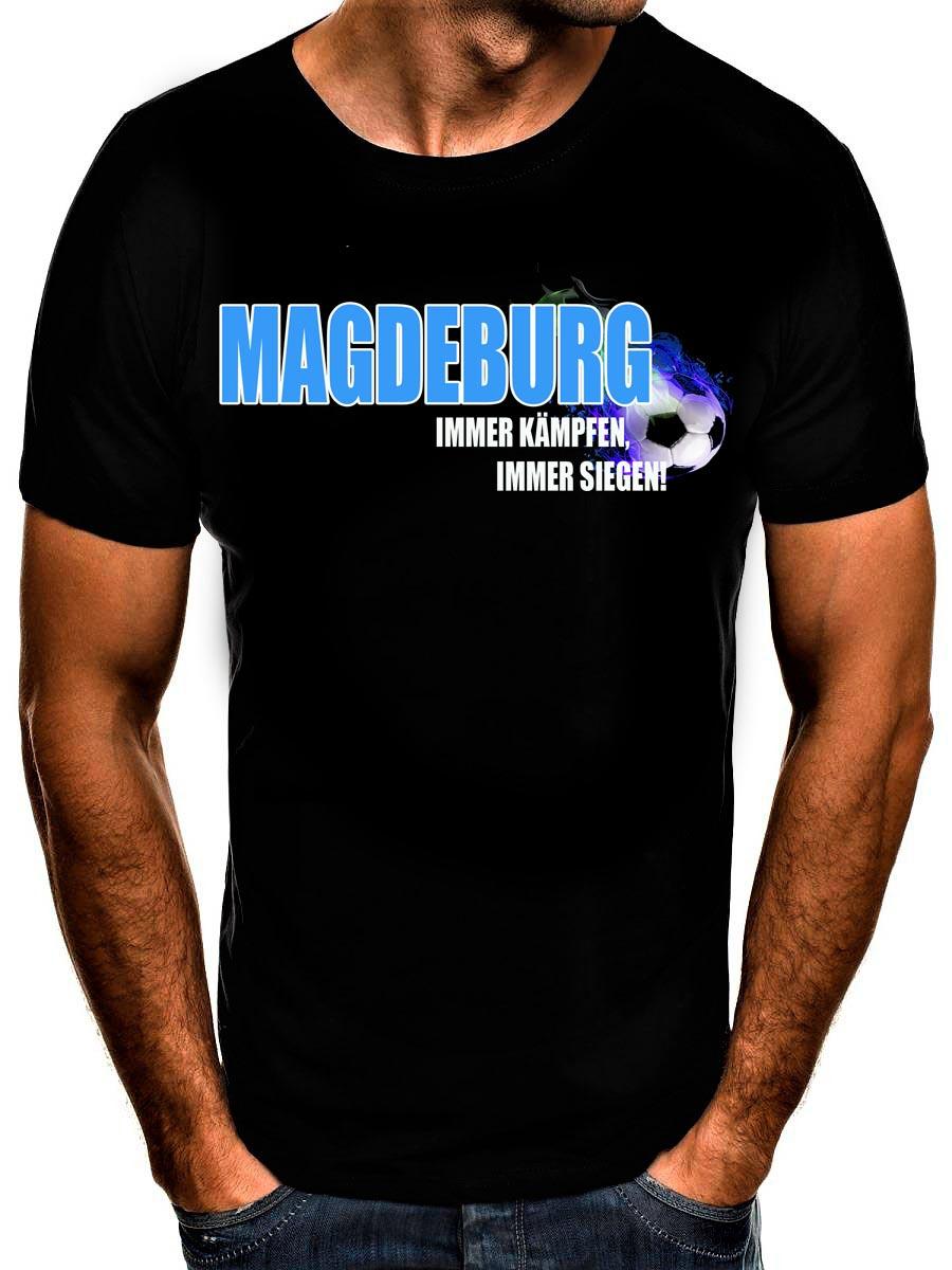 Shirtbude Magdeburg City Fan Fußball Football Shirt