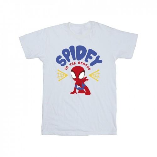 Marvel Mens Spidey en zijn geweldige vrienden reddings T-shirt