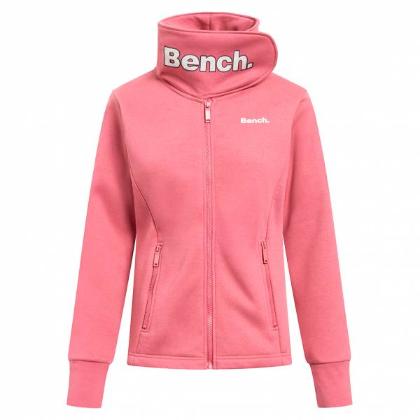 Bench Haylo Dames Sweatjas met opstaande kraag 117439-014-BRIGHTROSE