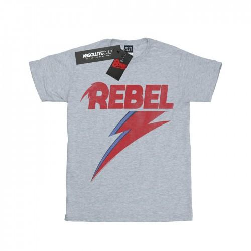 David Bowie Distressed Rebel T-shirt voor heren