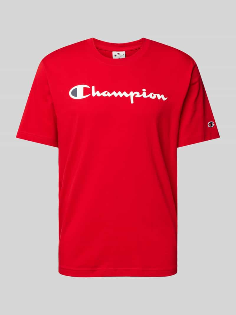 Champion T-shirt met labelprint