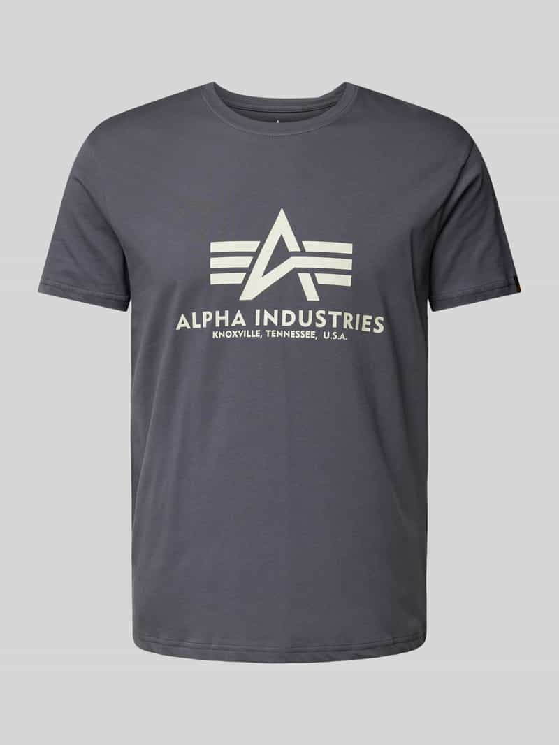 Alpha industries T-shirt met labelprint