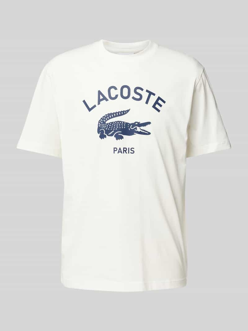 Lacoste T-shirt met labelprint