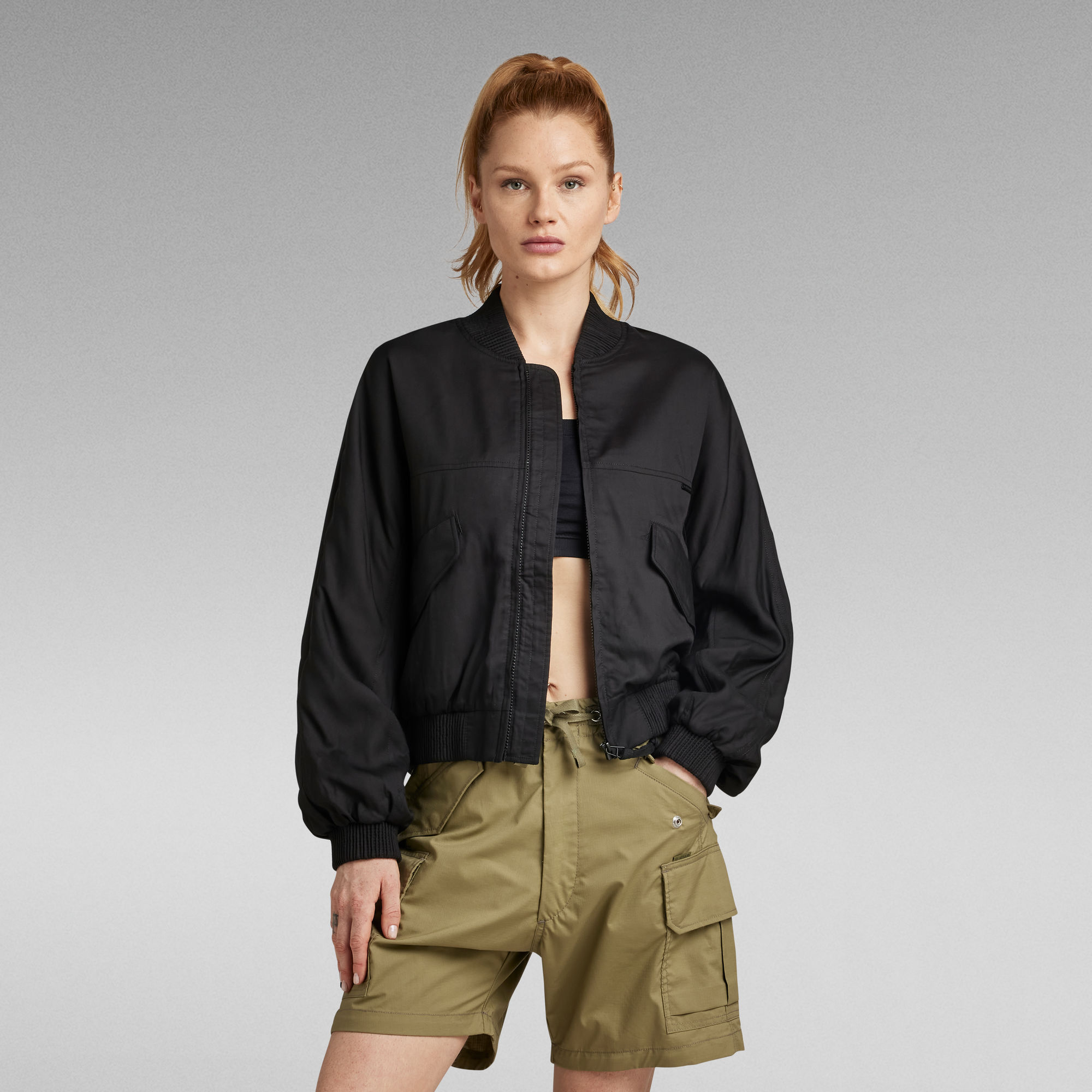 G-Star RAW Everyday Bomber Overshirt - Zwart - Dames