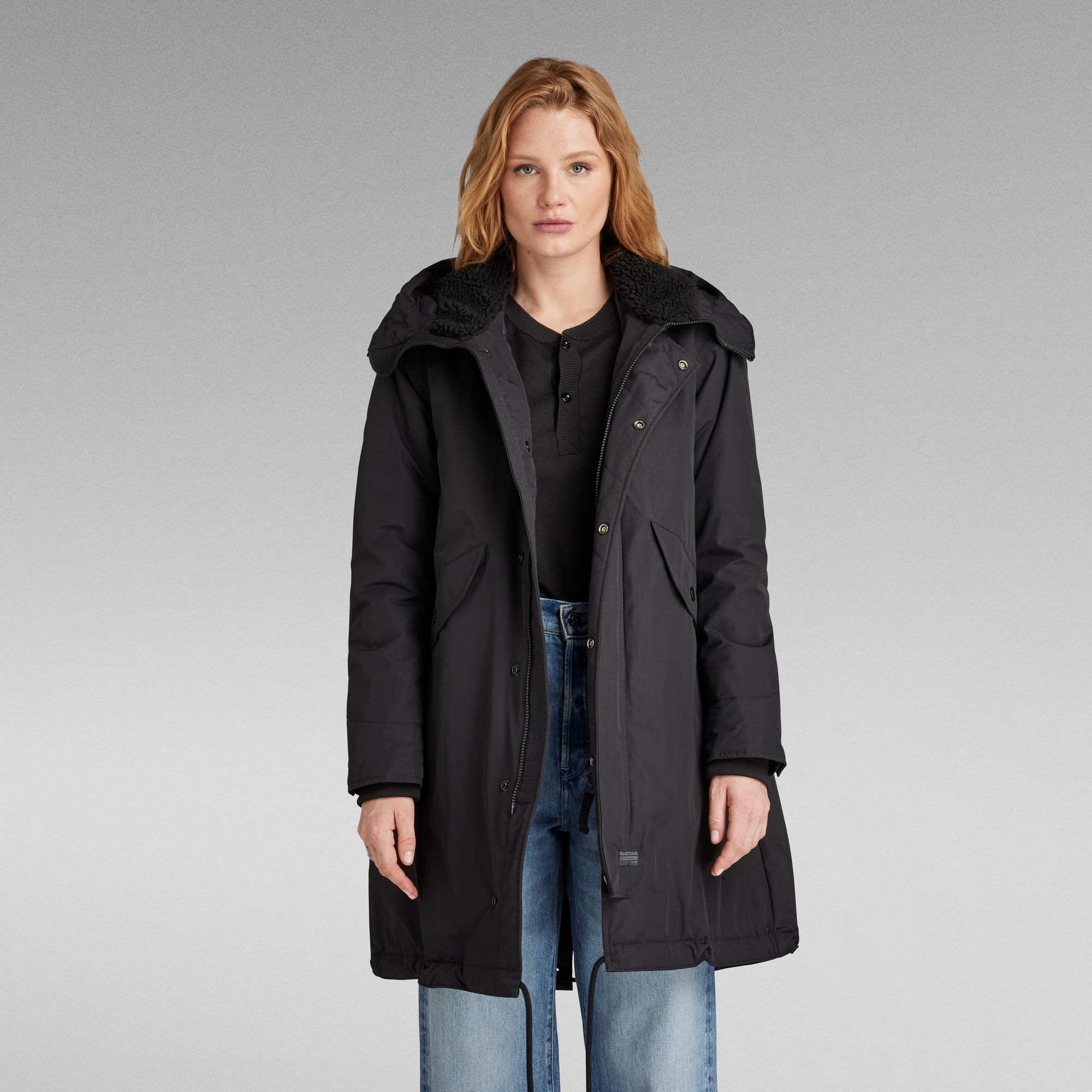 G-Star RAW Fishtail Parka Met Capuchon - Zwart - Dames