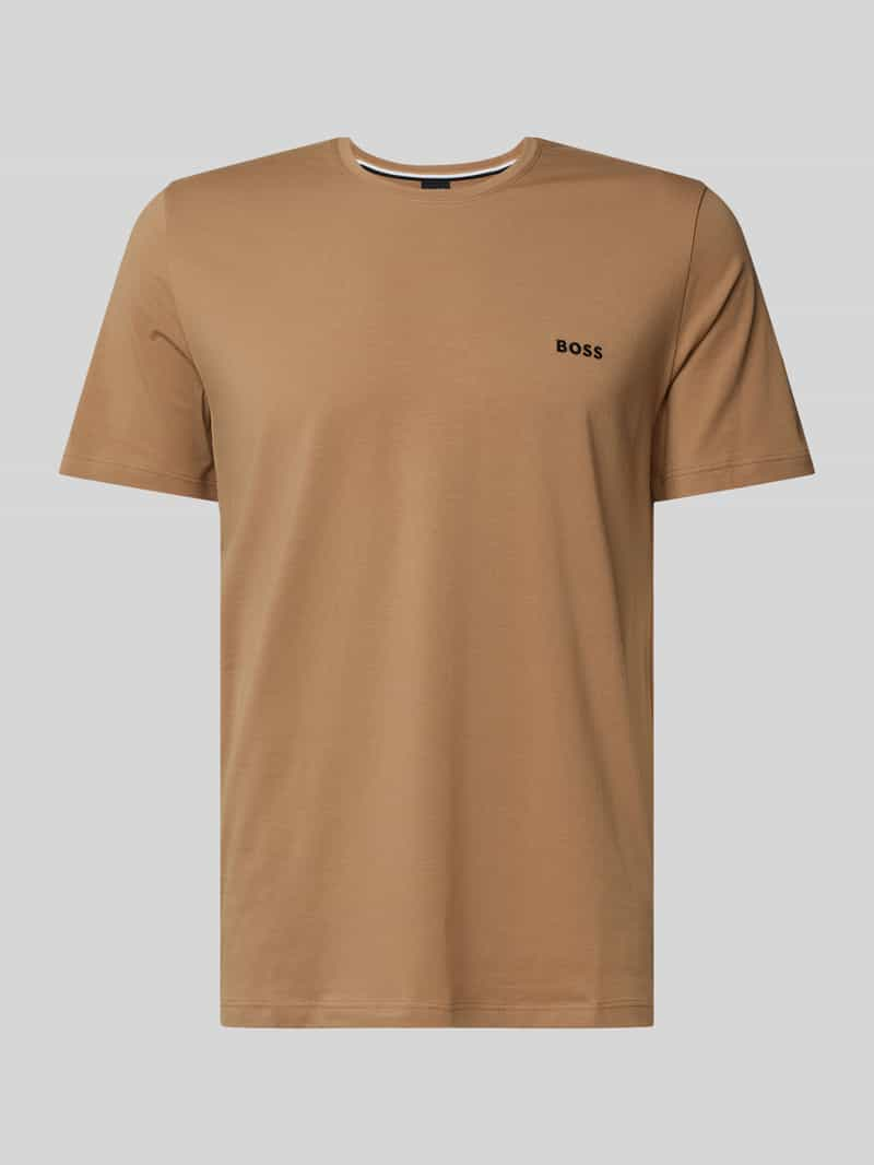 Boss T-shirt met logodetail, model 'MIX&MATCH'