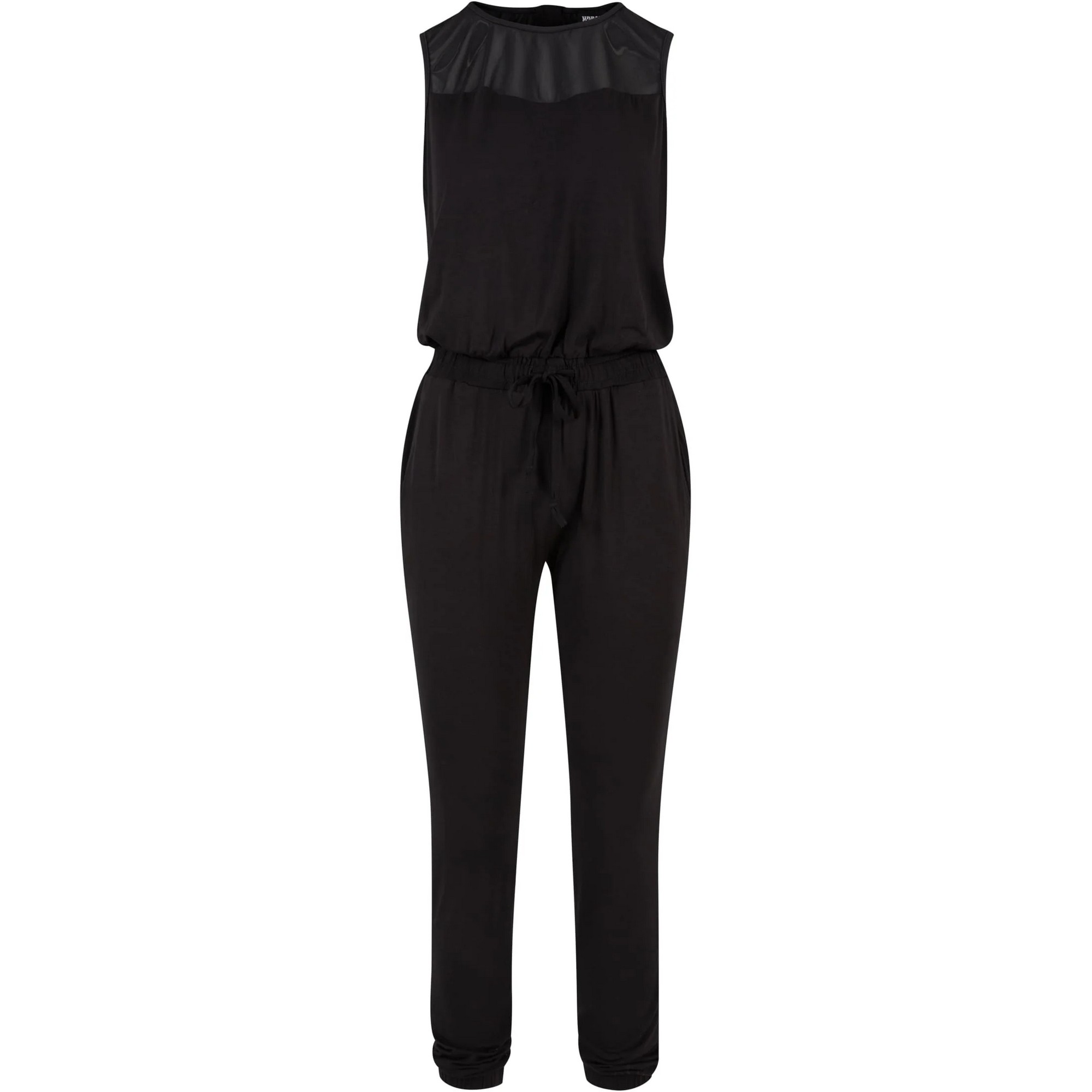 Urban Classics Dames technisch lange jumpsuit van mesh