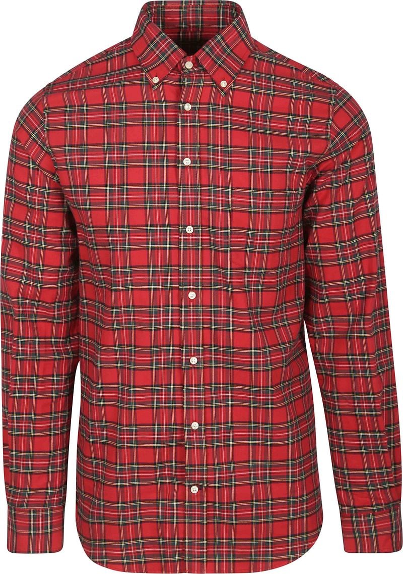 Steppin' Out Flanel Overhemd Ruit Rood