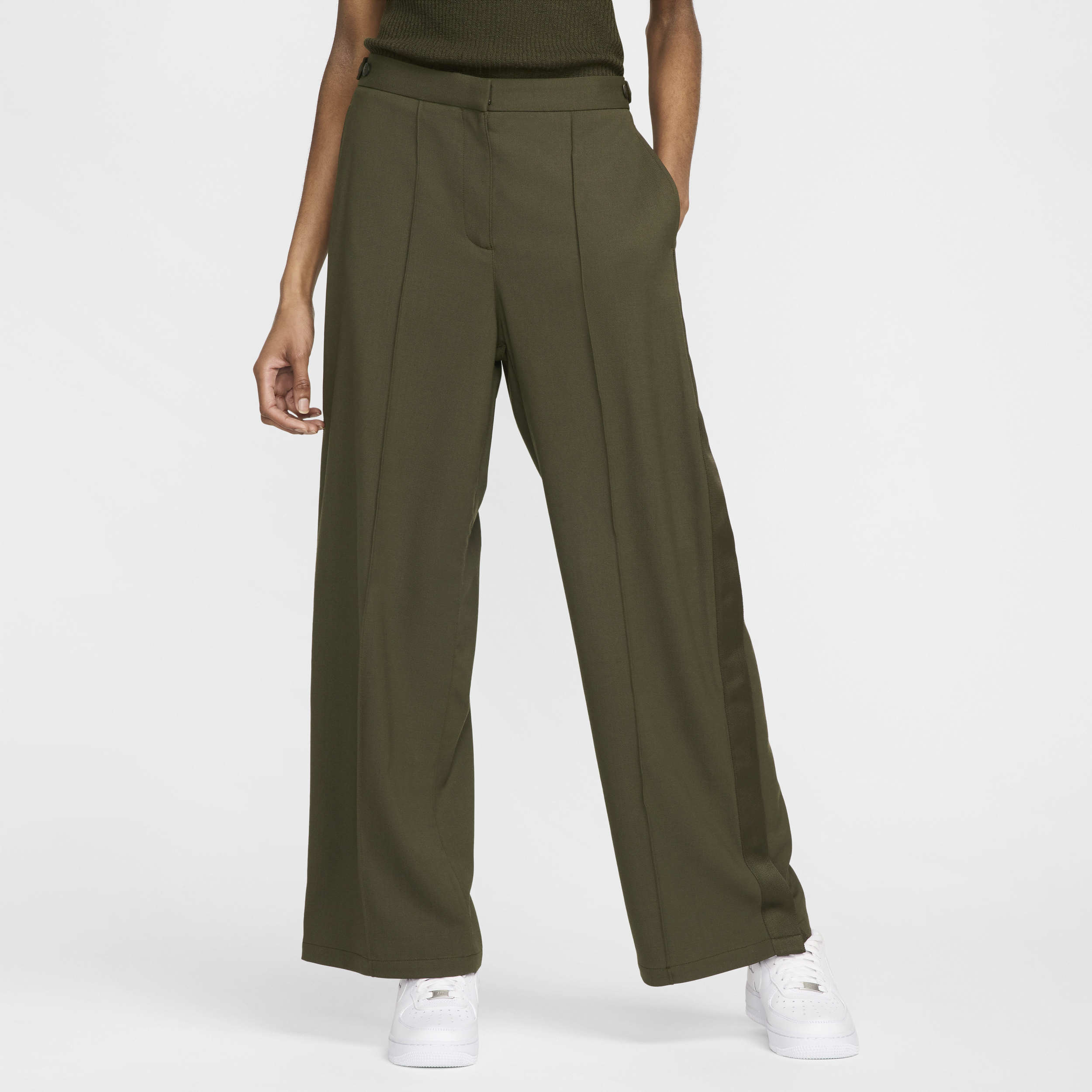 Nike Every Stitch Considered tearaway-broek voor dames - Groen