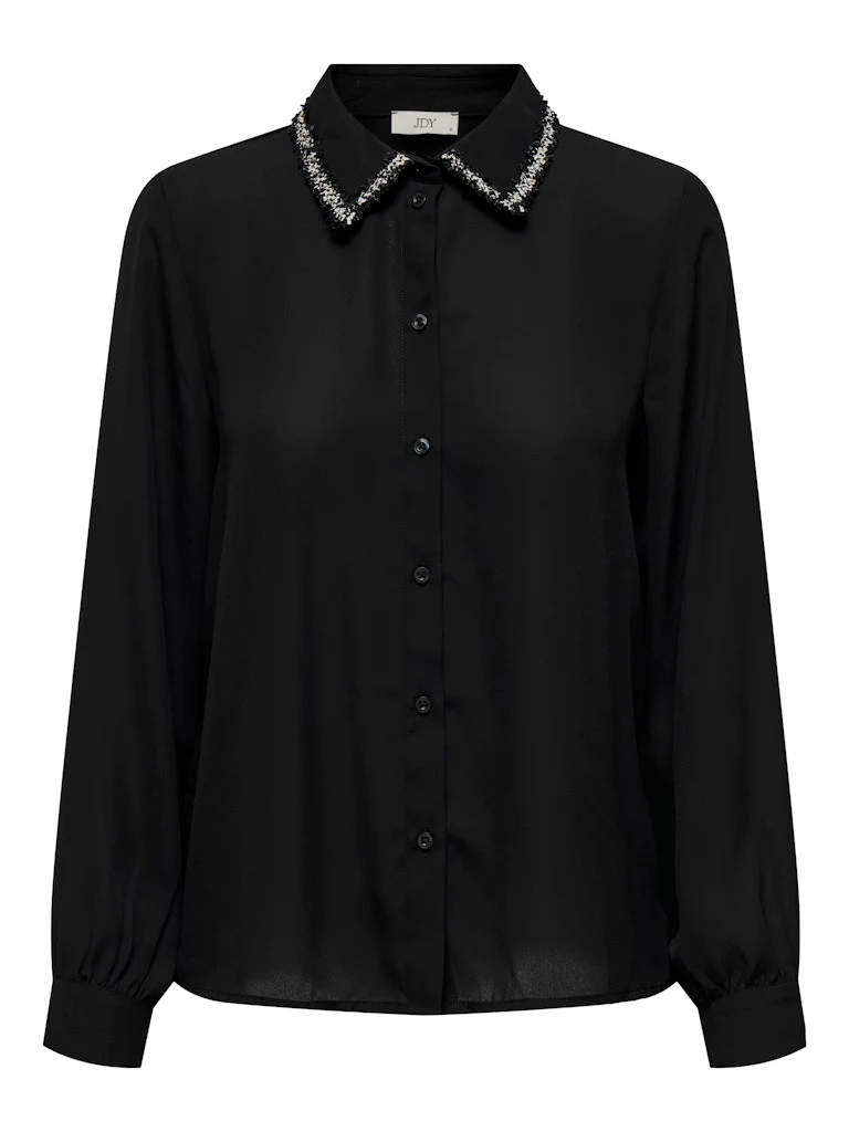 Jacqueline de Yong Aya l/s detail shirt