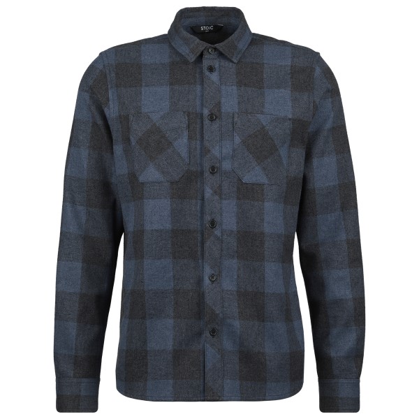 Stoic  MMXX.Storuman Hemp Flannel Shirt - Overhemd, blauw