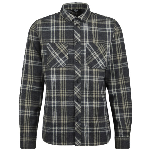 Stoic  MMXX.Storuman Hemp Flannel Shirt - Overhemd, grijs