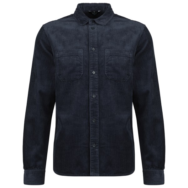 Stoic  MMXX.Mora Cord Shirt - Overhemd, blauw/zwart