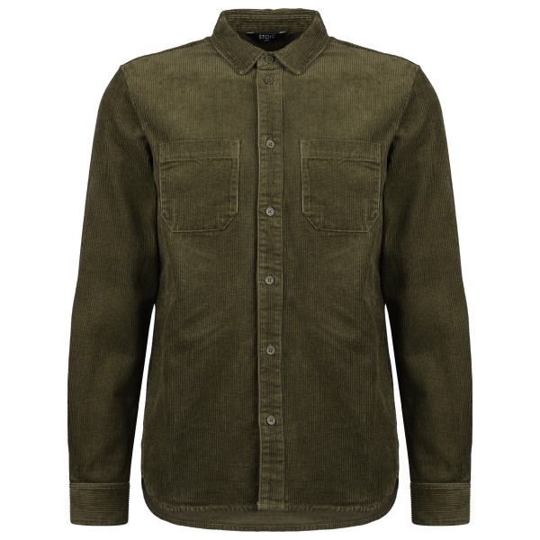 Stoic  MMXX.Mora Cord Shirt - Overhemd, olijfgroen