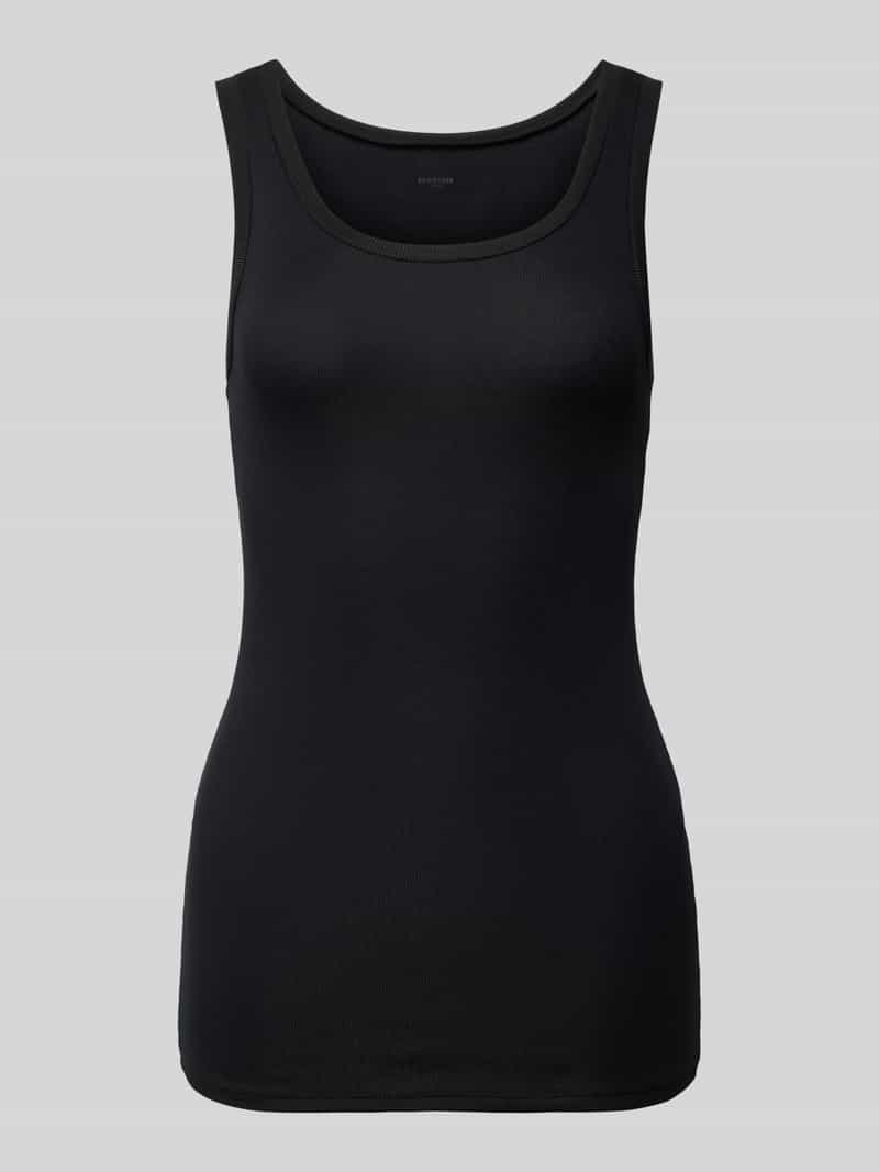 Schiesser Tanktop met fijnrib, model 'PURE RIB'