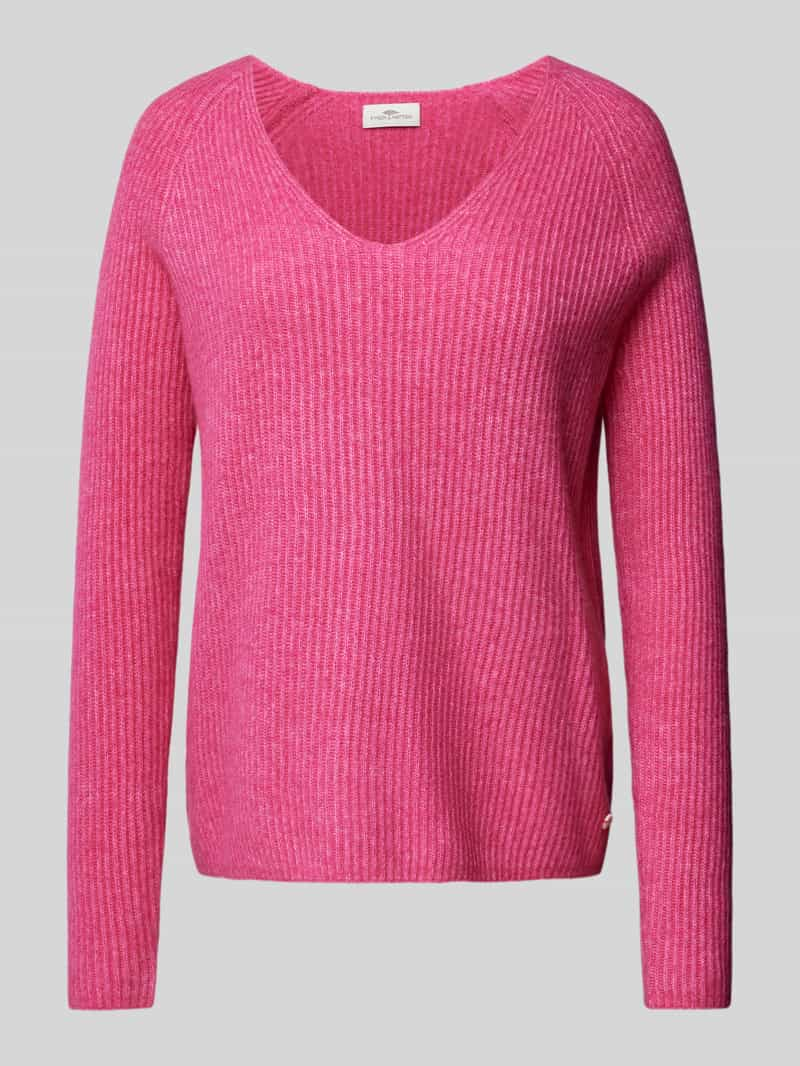 FYNCH-HATTON Gebreide pullover met V-hals